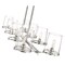 Z-Lite Callista 8 Light Chandelier, Polished Nickel & Clear 3032-8L-PN - alternate 2